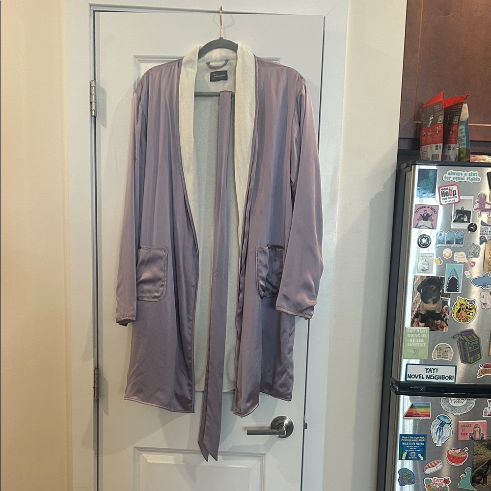 Lavender Silk Robe